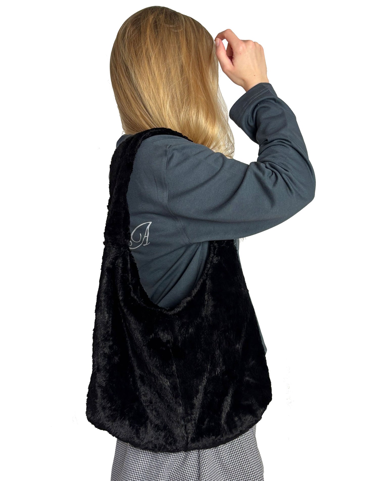 Daisy Faux Fur Tote Bag