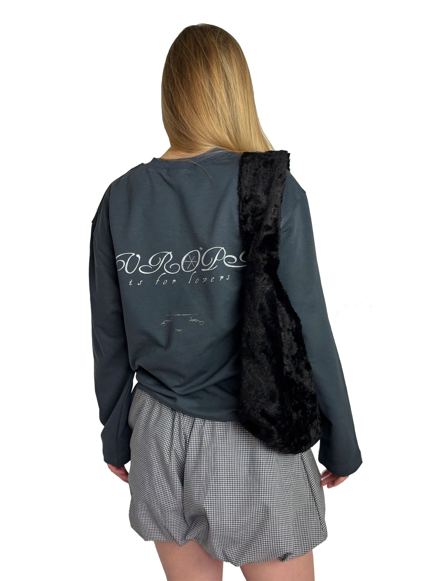 Daisy Faux Fur Tote Bag
