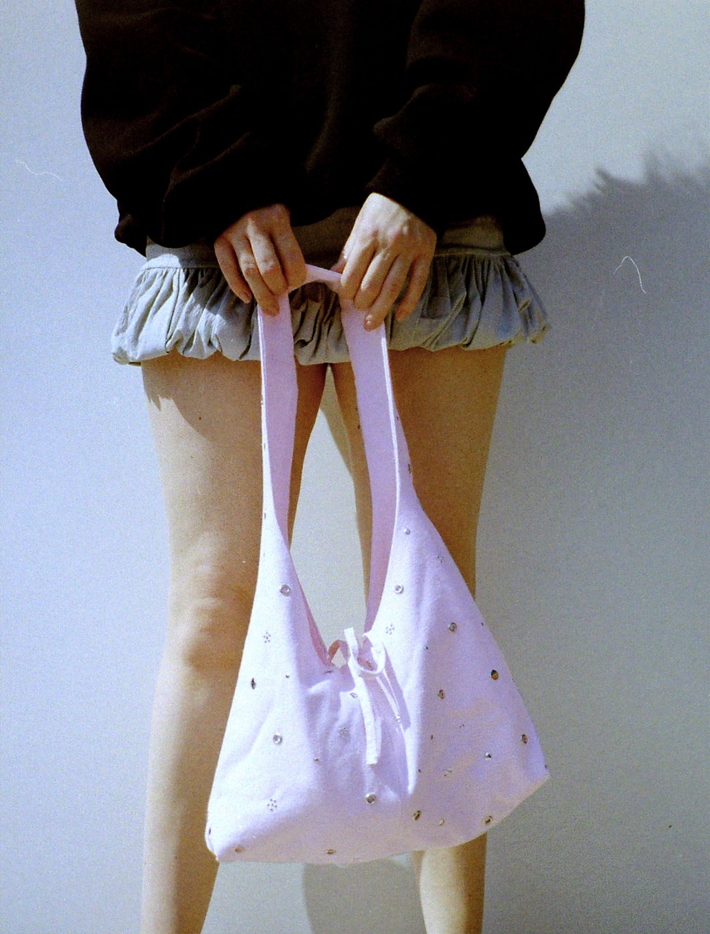 Daisy light pink tote bag